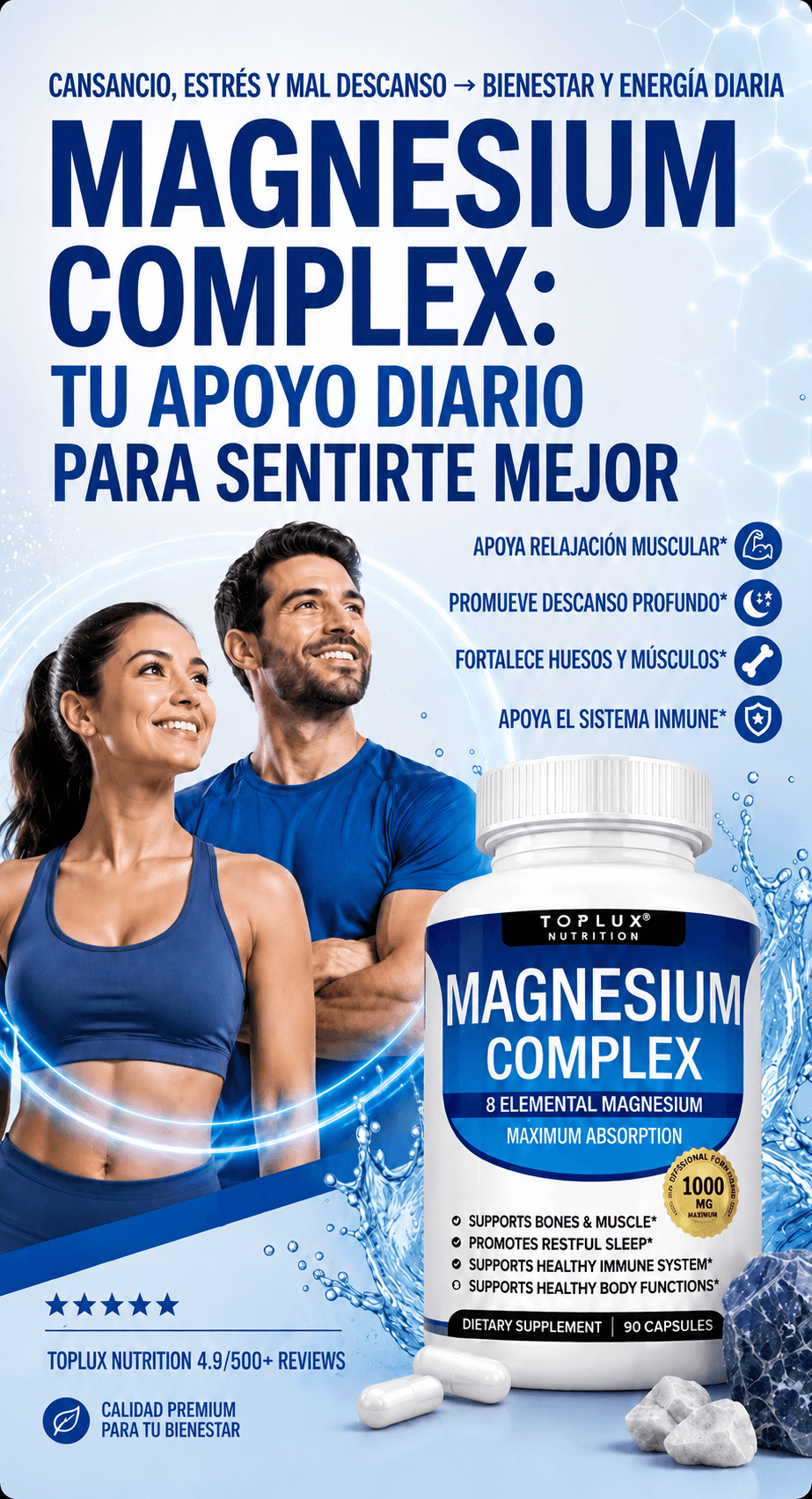Magnesium Complex Energía y Bienestar Diario