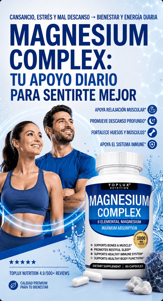 Magnesium Complex Energía y Bienestar Diario